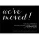 Black We've Moved Foil Stamped Moving Announcements Image 3 of 9